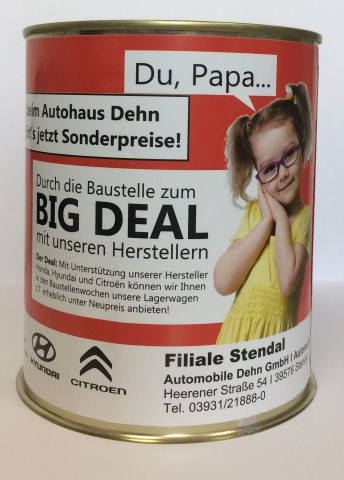 Baustellen Dose